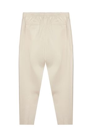 Ivory cotton-blend trousers PT TORINO | CDVSDAZ00STDVD050010
